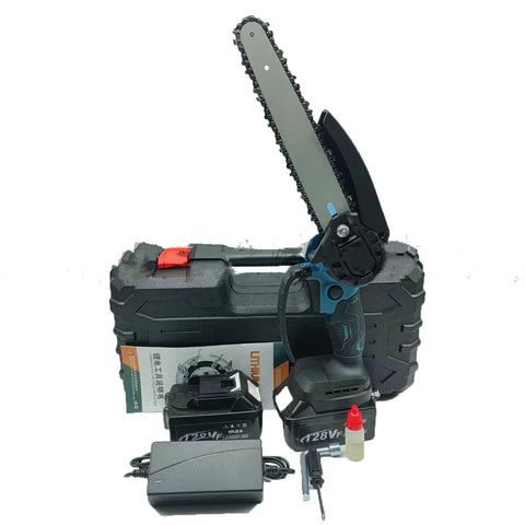 6-inch Lithium Chainsaw Wood Cutting Saw Household Rechargeable Mini