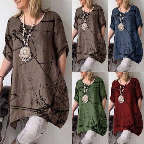 Summer Amazon New Women's Short Sleeve