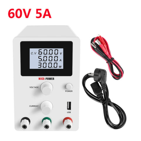 Digital Display Adjustable DC Stabilized Power Supply High Precision LCD Screen Power Supply With USB Jack