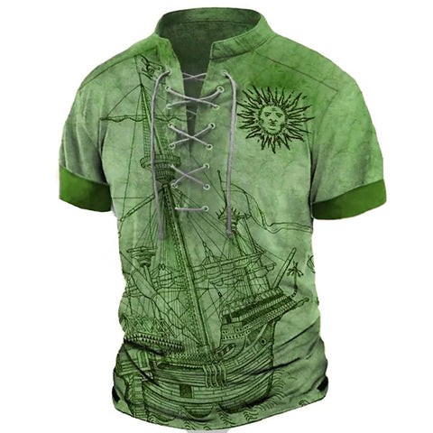 Men's New Street Snap Style 3d European And American Sports Short Sleeve Top