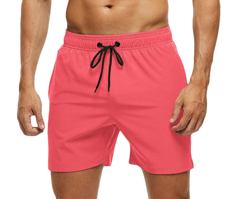 Men's Casual Solid Color Quarter Beach Pants