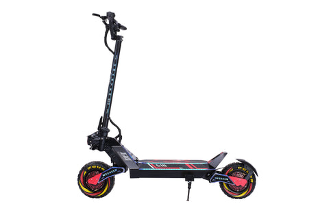 Electric Scooter Motor Power 2400W Battery Capacity 48V 20Ah Tire Size 10inches Max Speed 55-65KM