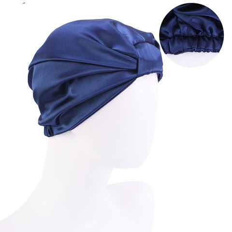 Contrast Knotted Bandana Hat