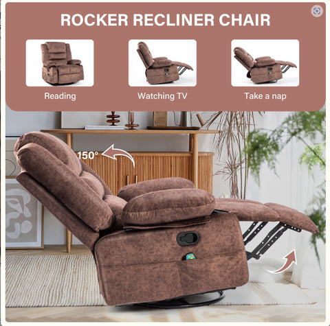 Brown Chaise Longue Sofa