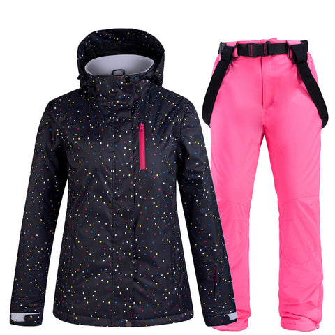 Outdoor Ski Suit Set Thickened Warm Travel Equipment