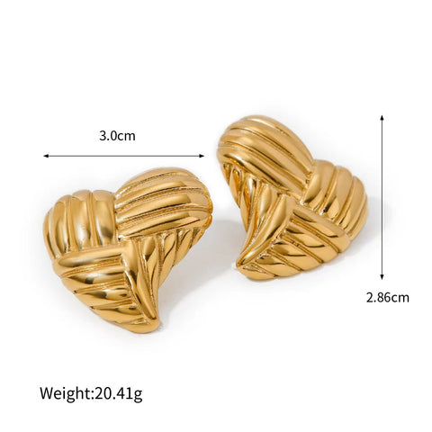 Summer New Electroplating Stainless Steel Studs Women