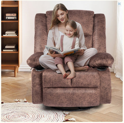 Brown Chaise Longue Sofa