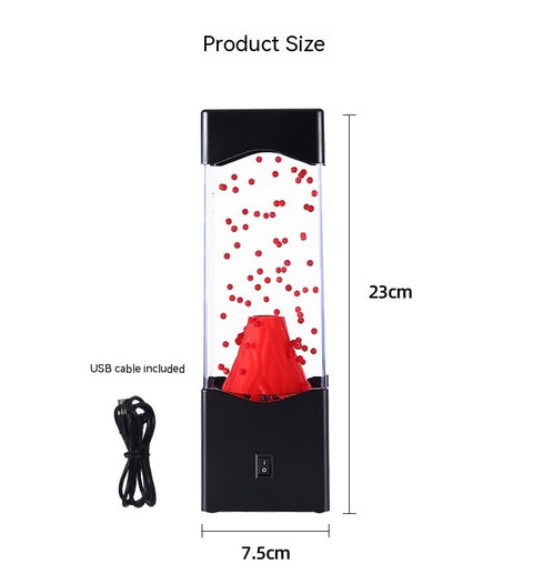 LED Aquarium Light Lava Lamp Stage Lights Creative Night