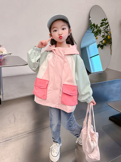 Spring Baby Casual Cardigan Hooded Spring Outfit Jacket Top