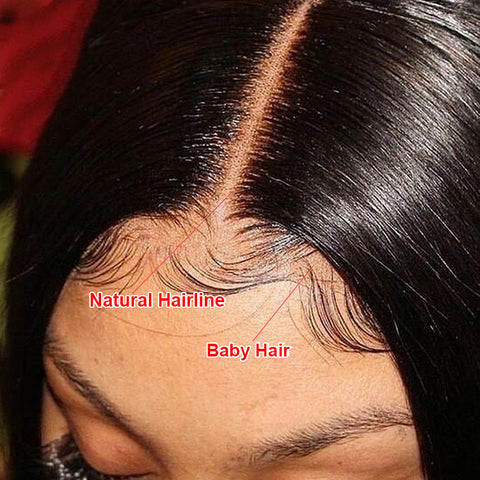 Women's Fashion Temperament Real Hair Short Bob Wig