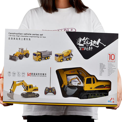 Excavator Charging Remote Control Bulldozer Electric Toys