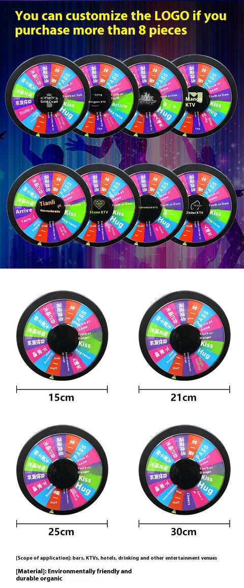 Drinks Roulette Wheel Entertainment Supplies