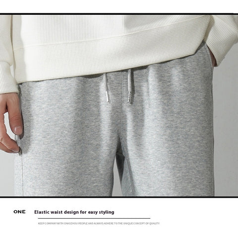 Spring Summer Pure Cotton Men's Loose Breathable Casual Pants