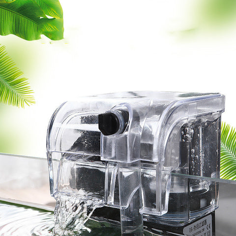 Thin Plug-in Filter Fish Tank Aquarium Waterfall
