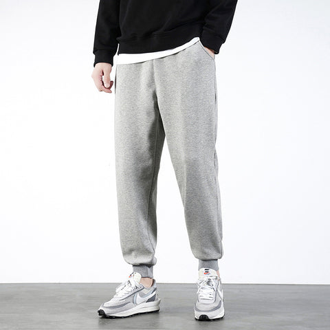 Spring Summer Pure Cotton Men's Loose Breathable Casual Pants