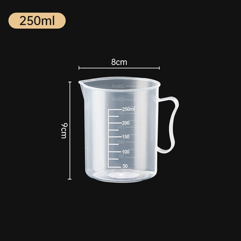 Measuring Cup Thickened Plastic Tape Graduated Glass Experiment Measuring Cup Beaker Measuring Cylinder Scale Plastic Cup