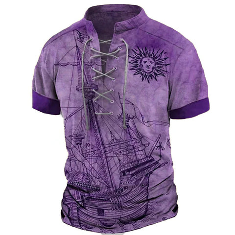 Men's New Street Snap Style 3d European And American Sports Short Sleeve Top