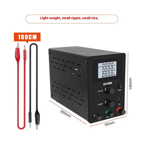 Digital Display Adjustable DC Stabilized Power Supply High Precision LCD Screen Power Supply With USB Jack
