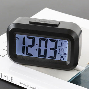 Mute Snooze Clock Students Get Up Electronic Alarm Clock Smart Luminous Timing