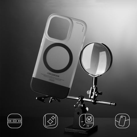 Black Magnetic Ring Charging Magsafe Suitable Phone Case