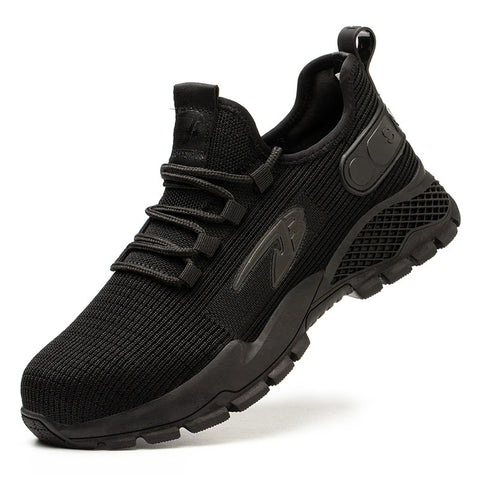 Lightweight Safety Shoes PU Soft Sole, Breathable Mesh Surface, Anti-smash