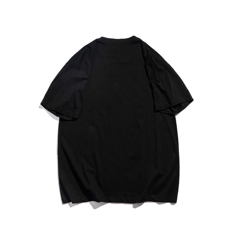 Decorative Half Sleeve High Street Trend Five Point Sleeve T Shirt