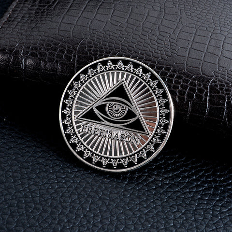 Spot Freemasonry Commemorative Coins American Freemasonry Coins